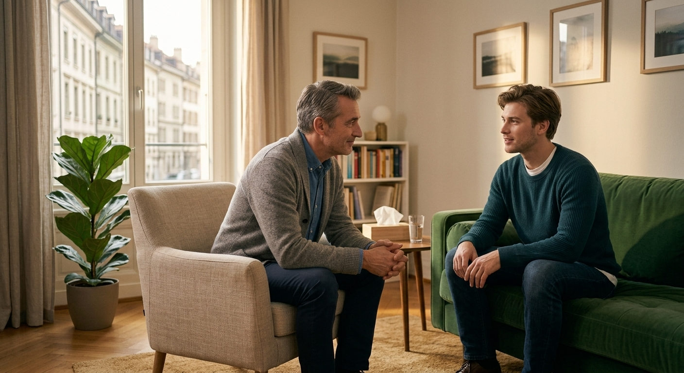 Психолог интересуется состоянием пациента после кодирования Вивитролом